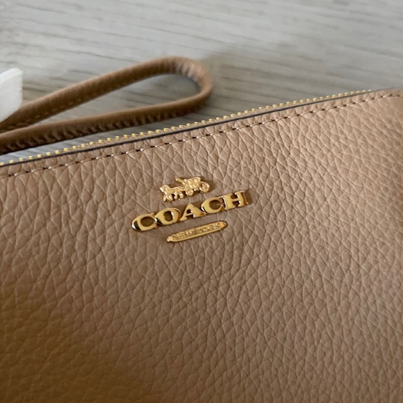 NWT Coach Double Corner Zip Wristlet - Picture 6 of 12